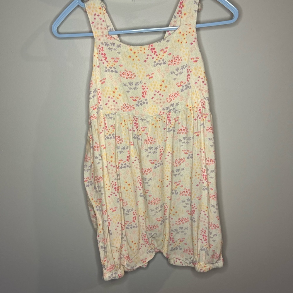H&M Cream Floral Kids One Piece